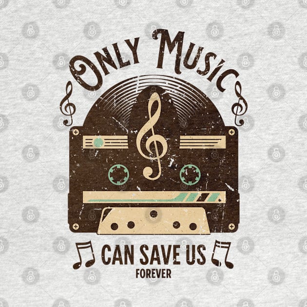 Only Music Can Save Us grunge by Myartstor 